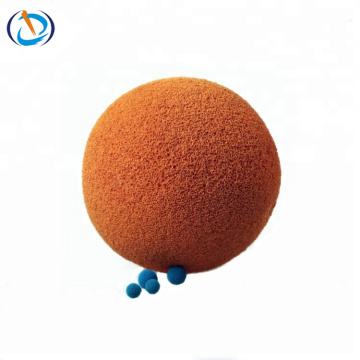 DN125 concrete pump pipe cleaning rubber sponge ball for Putzmeister